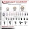 Service Caster 5'' Nylon Wheel Swivel 3/4'' Expanding Stem Caster SCC-EX20S514-NYS-34 - alternate 3